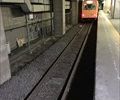 四日市あすなろう鉄道の最大の特徴のナローゲージの写真