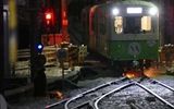 2016/1/14~15日の大雪時に日永駅ポイントを通過する「なろうグリーン」を撮影。