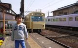 ４歳孫と大好きな列車に乗り、初めてのまんじゅうを食べ、大喜びでした。