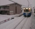 大雪にも負けずに頑張るあすなろう鉄道