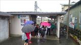 762mmの特殊狭軌の四日市あすなろう鉄道に2016年7月25日に乗りに行きました。生憎の雨。