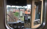 来た来た!どの電車が来るかワクワクしながら待ちました。