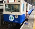 テレビでしか見たことなかった四日市あすなろう鉄道。やっと出会えましたね。